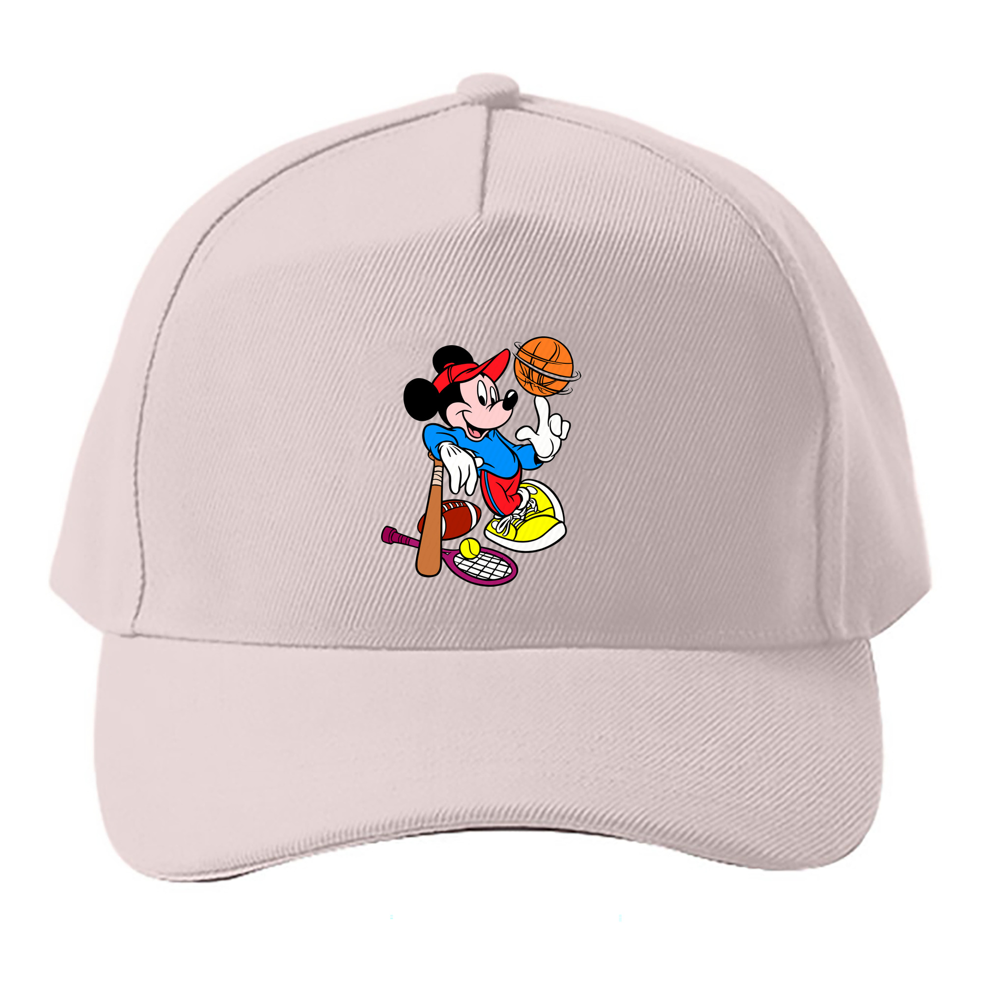（画像用） ミッキーマウス Mickey Mouse ベースボールキャップ 綿100％ 男女兼用 帽子 スポーツ